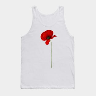 Coquelicot Poppy Tank Top